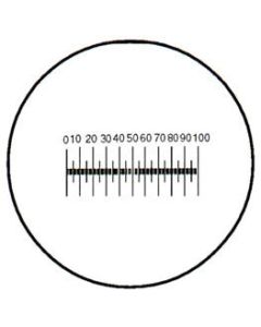 Ruling Micrometer, 5mm/100units, 0.05mm Increments