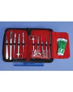 Medical School Dissecting Kit, 12 Pc Quality Stain