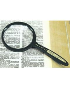 Acrylic Magnifier, 2x W/4x Spot, 6"l