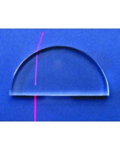 Semi-circular Acrylic Lens, 75mmbase, 12mmthick