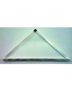 Flat Acrylic Right Angle Prism, 115x80x9mmthick