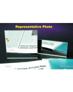 Plate Glass Plain Mirror Strip, 4 X 2"