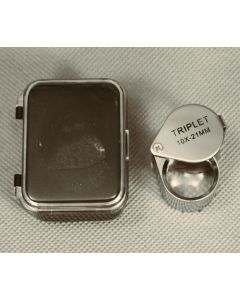 Folding Magnifier W/19mm Dia. Glass 10xlens**CL**