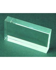 Rectangular Glass Refraction Block, 115 X 65 X20mm