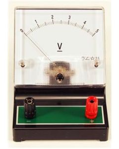 Dc Voltmeter W/overload Protection, 0-5 V