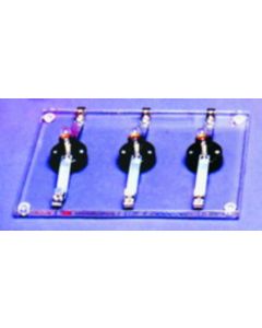 Acrylic Lamp Board, Three Lamp Series