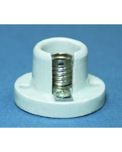 Miniature Lamp Receptacle, Porcelain