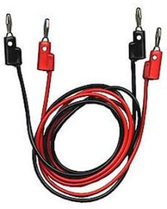 Wire Leads, Banana To Banana, 1-red/1-black, 36",2/pk