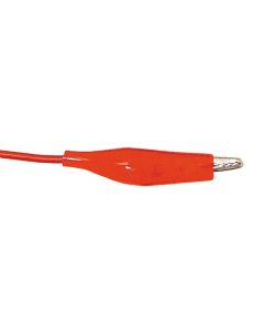 Connector Cord W/sheathed Clips,12",red