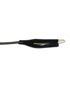 Connector Cord W/sheathed Clips, 24",black