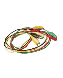 Wire Leads W/alligator Clips, 24", 1 Ea. Of 5 Colo