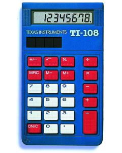 Teach Pack 10 Ti-108 Calculators W/caddy poster an