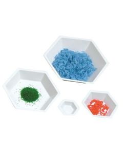 Weigh Boats, Hexagonal, 4" X 3" X 7/8",  White, 50