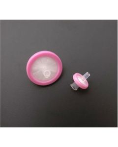 Syringe Filter, Nylon, 30mm, 0.45um, Sterile, Pink