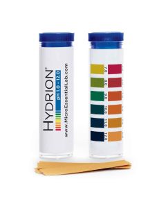 pH Paper Strips, Wide Range 1-12, 100/vial