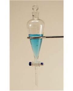 Separatory Funnel, Grad 125ml, PTFE Stopcock, Grad