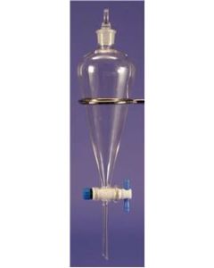 Separatory Funnel, PTFE Stopcock, Glass or PE Stop