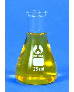 Erlenmeyer Flasks, Narrow Mouth, 25ml, 12/pk