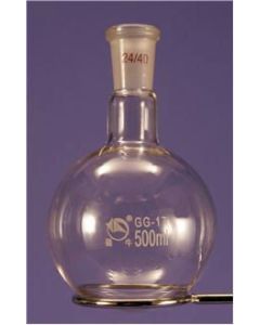 Flask Boiling, Round Bottom, 500ml, Joint 24/40