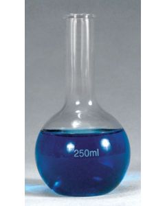 Flask, Boiling W/flat Bottom, 250ml **CL**