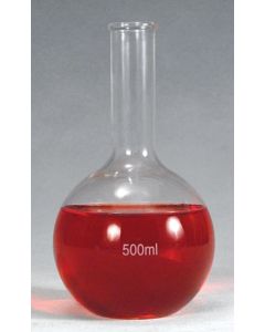 Flask, Boiling W/flat Bottom, 500ml