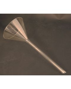Long Stem Glass Funnel, 80mm Top I.D.