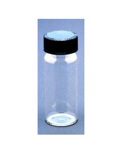 Clear Glass Vials W/autoclavable Cap, 24ml  12/pk