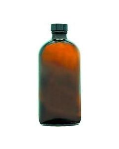 Bottle,  Glass, 8oz/240ml, Round, Amber W/cap**