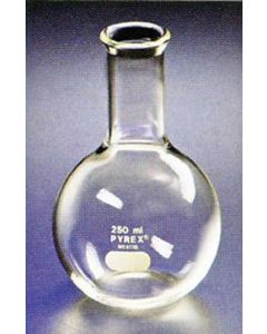 Flask, Boiling W/flat Bottom,Pyrex, 250mL