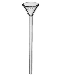 Funnel, Long Stem, Kimax, Glass, 100mm Top Dia, 58