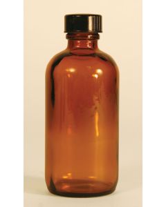 Amber Nrw Mouth Bottle, 120ml, Phenolic Cap