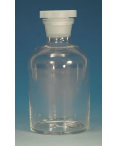 Clear Reagent Bottle, 250ml/8oz, Narrow Mouth, Pla
