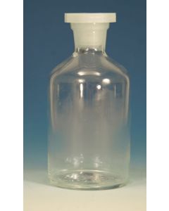 Clear Reagent Bottle, 500ml/16oz, Narrow Mouth, Pl