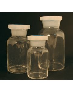 Clear Wide Mth Reagent Bottle, 500ml/16oz, Plastic