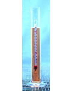Glass Hydrometer Jar, 1200ml W/beaded Rim, 65mm X4