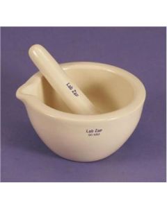 Mortar and Pestle, Porcelain, 100ml Capacity (CL)