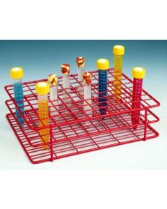 Wire Test Tube Rack, Holds 72 -16mm Tubes, Blue