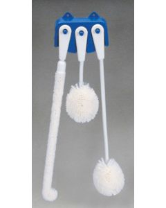 Glassware Cleaning Brush Kit W/wall Mount