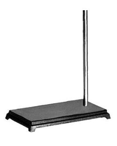 Heavy Cast Iron Ringstand, 6x11" Base, 1/2x36" Rod