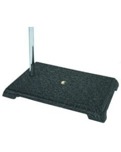 Cast Iron Support Stand, 2-hole 7x11.75" Base,1/2x29"rod