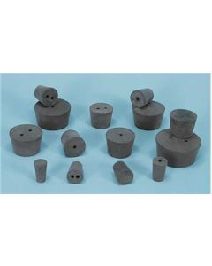 Rubber Stopper, 1-hole, Assorted Sizes, 1lb Bag