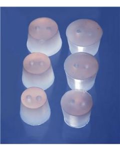 Silicone Stopper, No.8, One Or Two Hole