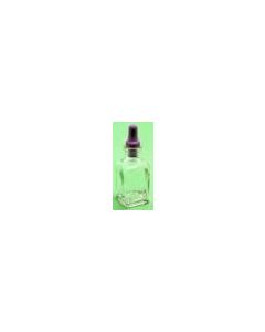 Barnes Dropping Bottle, Square Flint Glass, 1oz
