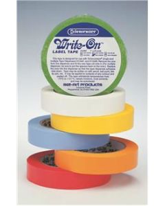 Write-on Label Tape, Blue, 1/2"x 40 Yards