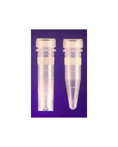 Microtubes, Sterile W/conicl Base-screw Cap, 1.5ml