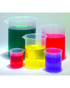 Beaker Set, 5 Pc Graduated Pp, 50ml To 1000ml