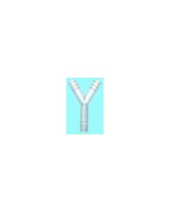Polypropylene Y-connector For Tubing, 3/8"