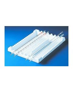 Pipet/thermometer Tray Rack, 11 1/4"x8 1/2"x1 1/8"