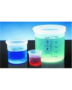 Beaker, 600ml, Sq Ratio Design, Polypropylene