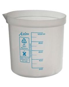 Beaker, 1000ml, Square Ratio Graduated Polypropyle